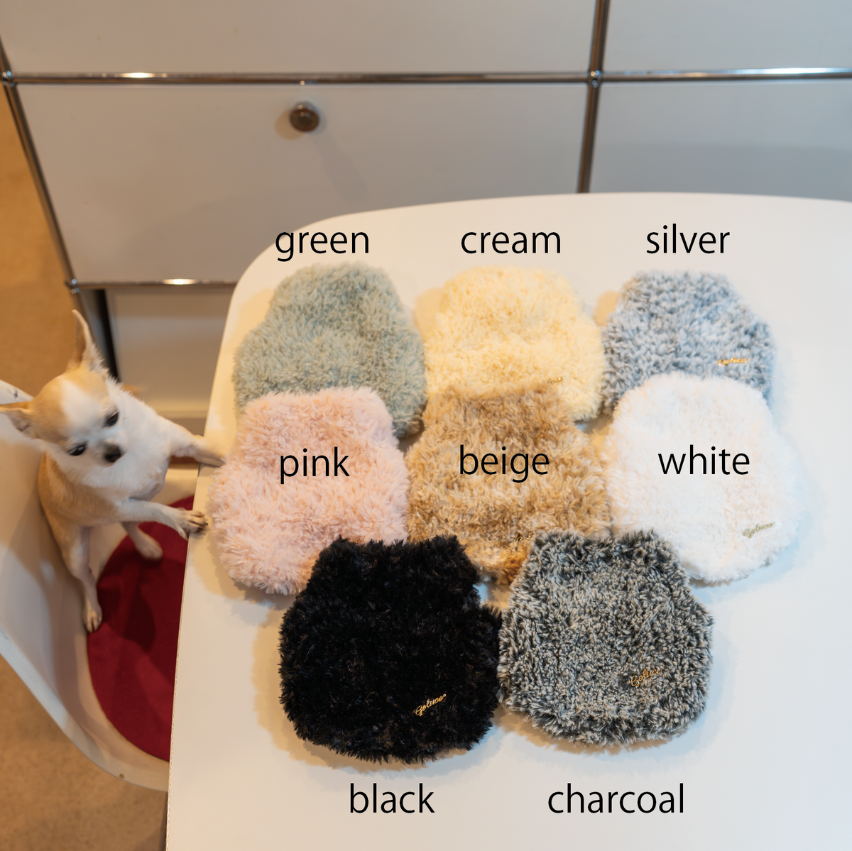 Fur knit vest