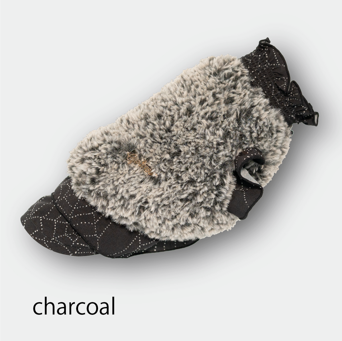Fur knit vest